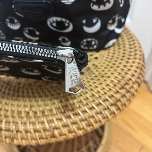 Aimee Kestenberg Eye Love Cosmetic/travel Bag with mini pouch. Black/white. VGC - Picture 15 of 16